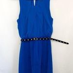 Olsenboye  Royal Blue Dress with Belt Photo 0