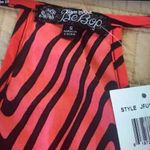 Bebop NWT  Coral & Black Casual Dress Small S Photo 6