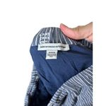 American Eagle Blue‎ White Striped Embroidered Eyelet Button Front Maxi Skirt M Blue Size M Photo 7