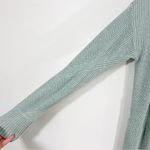 Lululemon  Cashlu Sweater Wrap Cardigan Size Medium Large Heathered Silver Blue Photo 7