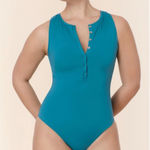 ANDIE The Malibu One Piece Swimsuit Baltic Blue size S NWT Photo 0