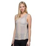 Lululemon Salutation To Savasana Tank Misty Stripe Burnout Cashew Ambient Grey Photo 3