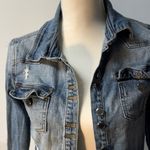 Chelsea and Violet Girls Distressed Jean Jacket Pockets Long Sleeve Streetwear Photo 3