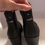 Toms  Everly 10016837-001 Women's Ankle Boot 7.5 Black Leather Block Heel P308 Photo 1