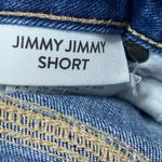 Paige  Jimmy Jimmy Women's Blue Medium Wash Mid Rise Denim Jean Shorts Size 27 Photo 4