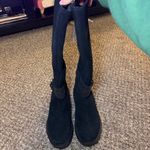 Clarks Women's Maye Shine Black Knee-High Boots | 5.5 Photo 6