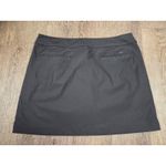 Nike Womens Dri-Fit Woven Solid Black Golf Skirt Skort Athletic Size 12 Photo 3
