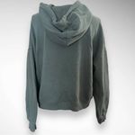 Aerie Women's Green Cropped Hooded Sweatshirt Medium | GUC Photo 1