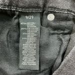 Kendall + Kylie Shorts Womens 9 The Hipster Black Denim Button Fly Cut Offs 30x3 Photo 3