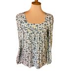 Lucky Brand Feminine Floral Peasant Top Photo 1