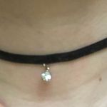 Black Choker with Jewel Photo 0