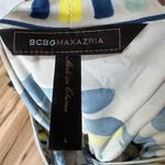 BCBGMAXAZRIA  Women's V-Neck Empire Waist Blouse Multicolor Size L Y2K Photo 3