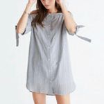 Madewell Off The Shoulder Dress Photo 0