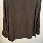 DISSH‎ Karla Oversized Blazer Tencel Linen Black Size 8 Office Tailored menswear Photo 6