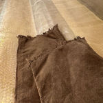 Free People  Reagan Walnut Brown Button Fly Corduroy Ankle Jeans Size 30 Photo 5