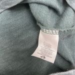 Wallflower Women’s Taylor Essential French Terry Shirt Jacket (Shacket) Medium Green Photo 3