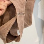 Abercrombie & Fitch Abercrombie Ribbed Corset Knit Sweetheart Neck Long Sleeve Bodysuit Brown Medium Photo 5