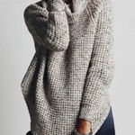 Free People  Dylan Tweedy Chunky Oversized Boho Sweater Photo 0