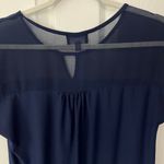 AUW Size Small Baby Blue Sleeveless Top Photo 3