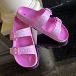 Sand & Shore Sandals Beach Shoes Pink Floral Slides Womens 8 Photo 0