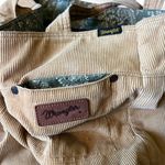 Wrangler Corduroy Tan Tote Bag with Green Bandana Lining Western Ranch Style Photo 1