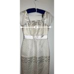 Marchesa Voyage Arabian Stars Align Sheath by size 4 Gold Photo 6