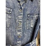 Soft Surroundings Tencel Chambray Dress with Sash Sz. PXS Photo 3