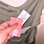 Heart & Hips Olive one shoulder mini dress NWT‎ Photo 4