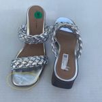 ROCK & CANDY Khamie Women’s Heeled Silver Braided Sandal‎ Size 8 NEW NO BOX Photo 9