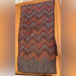 Diane Von Furstenberg Vintage Diane von Fürstenberg long Silk Scarf – Chevron Zigzag Print – 46x13 Photo 2