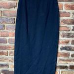St. John  Basics Black Santana Knit Midi Straight Pencil Midi Skirt Womens Size 4 Photo 0