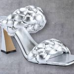 Marc Fisher - SILVER HAMMY HEELED SANDAL Size 7 Photo 1