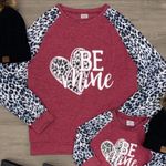 Be Mine Valentine’s Day long sleeve top size Small Red Photo 1