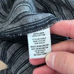 Habitat Black Gray Striped Linen Blend Pants Sz XL Photo 2