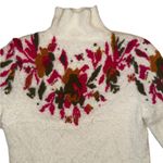 Anthropologie  wool white mock neck blouse Photo 3