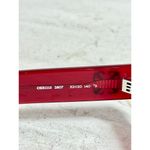 Off-White  OERI115S 2807 54 Greely Red Geometric Gray Lens Cat-Eye Sunglasses Photo 8