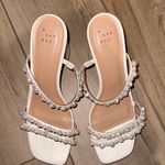 White Pearl Heels Size 8.5 Photo 0