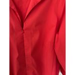 Foxcroft Womens Red Non Iron Stretch Relaxed Fit Shacket zip front 14W Photo 1