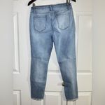 Buffalo David Bitton  Jess Light Wash RIP & REPAIR MID-RISE SKINNY 6/28 Photo 1