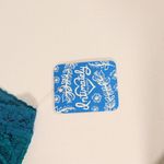 Free People NWT Scalloped Lace Bandeau in Ocean Size Medium Photo 6