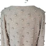 Lilly Pulitzer Kippa Pom Pom Sweater Beige/Tan, Sz L Photo 9
