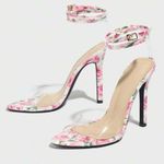 New Floral Stiletto Heels in Pink: Size 35 Pink Photo 3
