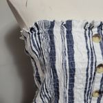 Ashley Stewart  vertical stripe smocked tube top size 20 Photo 1