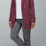 Lululemon - Find Your Centre Wrap Heathered Marled Rust Berry Sweatshirt Photo 0