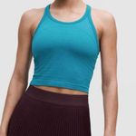 Lululemon NWT  Swiftly Tech Cropped Racerback Tank Top 2.0 Hawaiian Blue 14 Photo 0