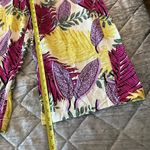 Jane + Delancey Womens Tropical Print Elastic Waist Wide Leg Pants Size L resort Purple Size L Photo 9
