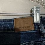 American Eagle AE Highest Rise Mom Distressed Raw Hem Denim Jeans Photo 9