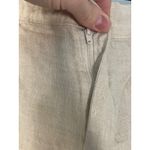 Lands' End Womens Beige Linen High Rise Pleated Shorts Size 16 Photo 3