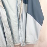The North Face  XL Jacket Colorblock Windbreaker Hooded Blue‎ Hiking Coat C Photo 3