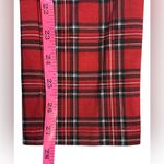 Multiples Slim-Sation by  Red Plaid Pull-On Stretch Pants Womens Small Slim Ankle Photo 6